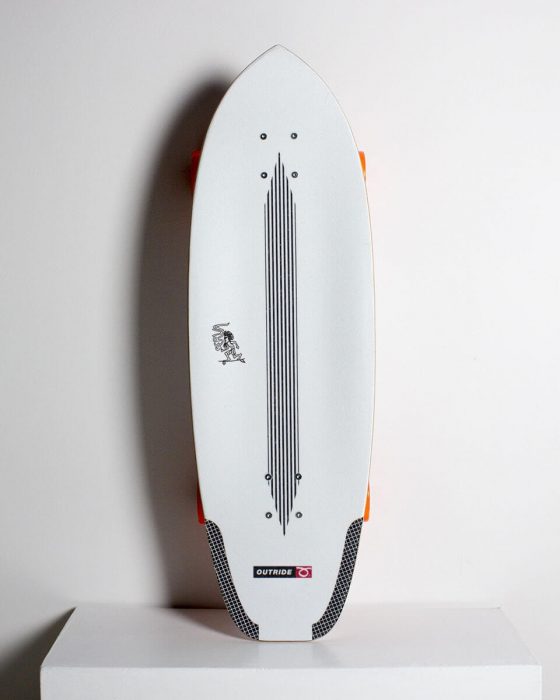 OUTRIDE SURFSKATE EASY RIDE white