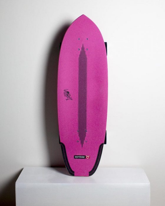 OUTRIDE SURFSKATE EASY RIDE pink