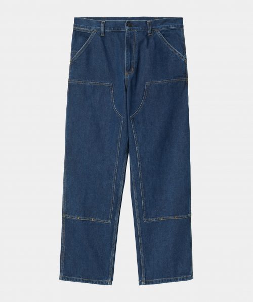 CARHARTT WIP DOUBLE KNEE PANT blue stone washed