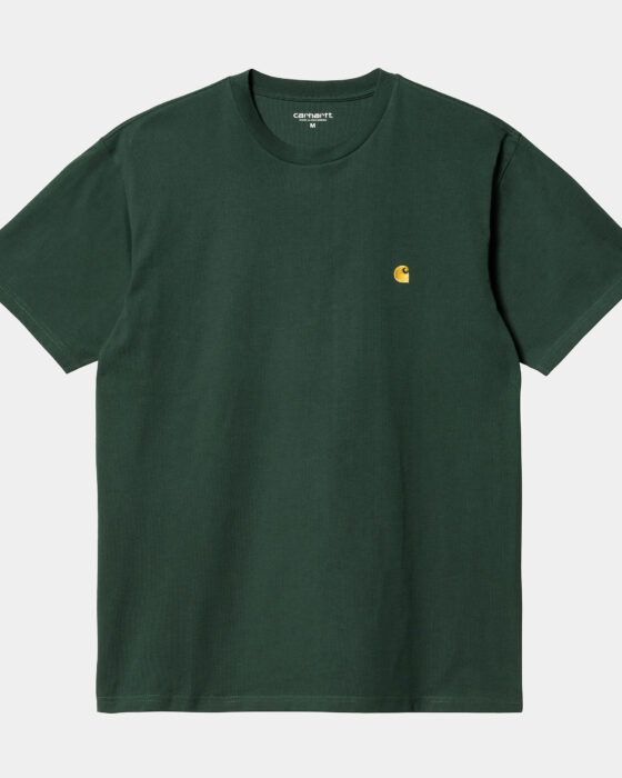CARHARTT WIP CHASE TSHIRT discovery green gold